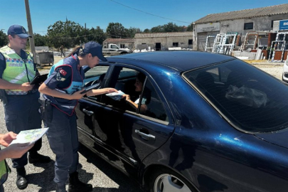 Enez'de çocuklara jandarma sevgisi aşıladı