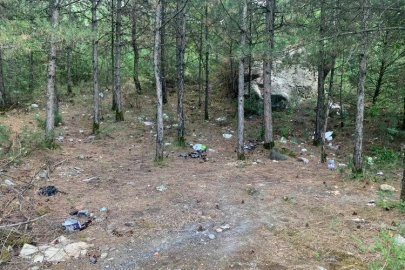 Kestel’in Saitabat Şelalesi yolu, alkoliklere mesken oldu