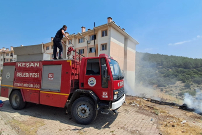 Keşan'da İtfaiye Müdürlüğü,  6 ayda 834 olaya müdahale etti