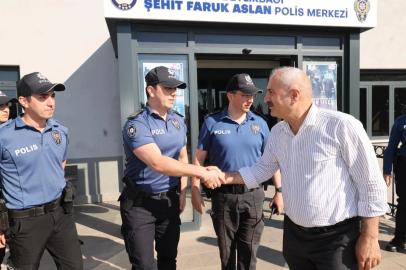 Gebze'de şehit Faruk Aslan Polis Merkezi'ne ziyaret