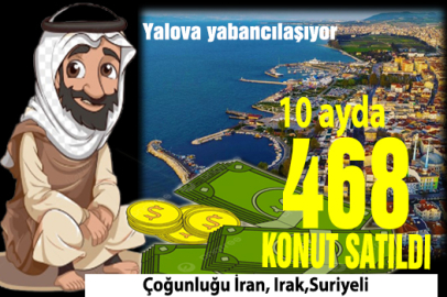 10 ayda 468 konut yabancıya satıldı