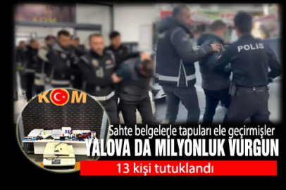 Yalova da çete çökertildi